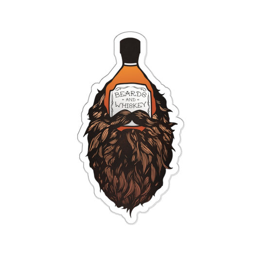 Beards & Whiskey 1st Album Cover Stickers